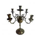 Antique Victorian Solid Brass Candelabras Georgian