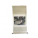 Japanese Hanging Scroll Hand Pinted Signed