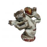 STAFFORDSHIRE FIGURAL TEAPOT, STYLE of SAMSON