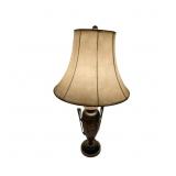 FRENCH Bronze vtg neoclassical urn table lamp