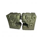 Bookends Pre Columbian Style by Michael Zarebski