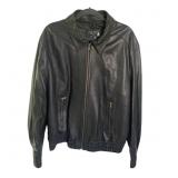 Calzaiuoli Florence Italy Black Leather Jacket