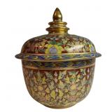 Large Jar Porcelain  Naraiphand Floral Gold