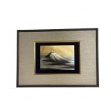 MCM Japanese Hand Engraving Silver Art Mountain