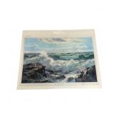 Charles Vickery "Sunlight And Surf" Signed Print