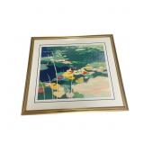 TADASHI ASOMA "LILY POND IN SUMMER" Signed Large