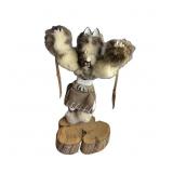 Navajo Hopi Bear DANCER Sculpture Laura Yazzie