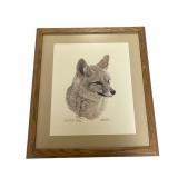 Kit Fox by Nick Wilson 1977 Signed/numbered