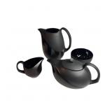 Wedgwood Lunar basalt black Matte/glossy 4 Pieces