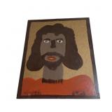 MOSE T TOLLIVER Black Americana Folk Art Portrait