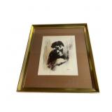 Sandu Lieberman Lovely Print -Couple In Loving-