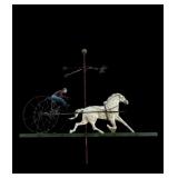 C. Jere Metal wall art sculpture THE SULKY RACER