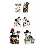 Antique Staffordshire Figural Spill Vases & Figuri