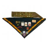 1940s Boy Scouts of America Neckerchief & Patches