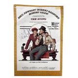 Robert Redford Signed ï¿½The Stingï¿½  Promo Flyer