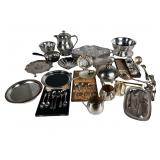 Assorted Antique & Vintage Silverplate Tableware