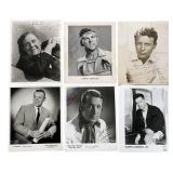 Vintage Celebrities Autographed Photograph Lot