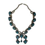 Vintage Native American Squash Blossom Necklace