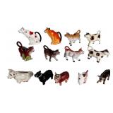 Assortment of Vintage Figural Cow Creamers