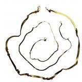 14K Gold Necklaces-  Mixed Chains for Scrap