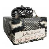 Judith Leiber Sleeping Cat Ornament, Signed 2000