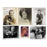 Vintage Celebrities Autographed Photograph Group