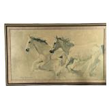 Oleg Stavrowsky - Figural Horse Decollage Art