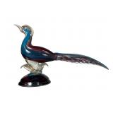 Barbini Murano Art Glass Exotic Bird Figurine