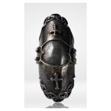 Sterling Silver Gothic Hinged Medieval Armor Ring