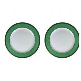 Rosenthal Versace Green Medusa Service Plates
