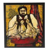 Vladimir Levchenko  Butcher Expressionist Painting