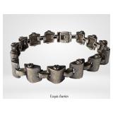 Massive Men's Sterling Silver Industrial Bracelet