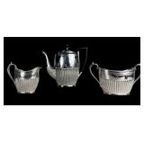 Atkin Brothers Silverplate Victorian Tea Set