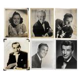 Vintage Celebrities Signed Photograph Lot