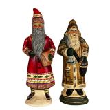 Vaillancourt Folk Art Christmas Santa Figures