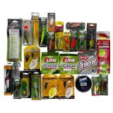 Large Assorted Fishing Lure & Tackle Lot - New