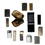 Vintage Lighters Including Zippo & Meerschaum Pipe