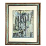 Alberto Giacometti (Manner)- Portrait of a Man
