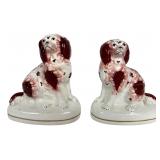 Antique Staffordshire Spaniel Dogs, Lloyd of Shelt