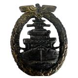 WWII German Kriegsmarine High Seas Fleet Badge