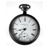 Antique Elgin Pocket Watch in Sterling Silver Case