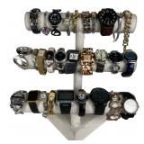 Large Assortment of Various Wrist Watches