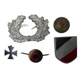WWII German Army Heer Insignia Group