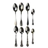 Antique & Vintage Sterling Silver Spoon Assortment