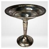 Vintage Sterling Silver Trophy Footed Compote Dish
