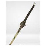 18k Gold Omega Lady's Watch w/ 14k Band