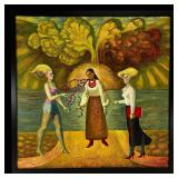 A. A. Lutsenko Ukrainian Symbolist Oil Painting