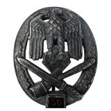 WWII German 50 Engagement General Assault Badge