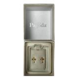 14K Gold Cross Earrings by Pagoda