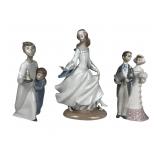 Group of 3 Lladro Porcelain Figurines